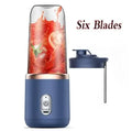Mini blender portable 6 lames USB, jusqu'à 500 ml – CLEVI Paris