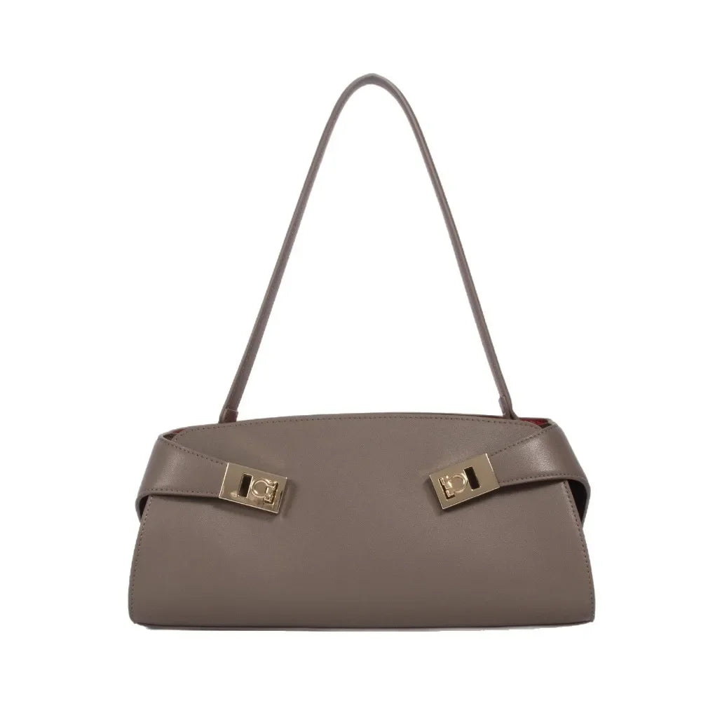 Sac Épaule Femme Cuir Véritable Luxe Minimaliste 32x11x15,5cm – CLEVI Paris