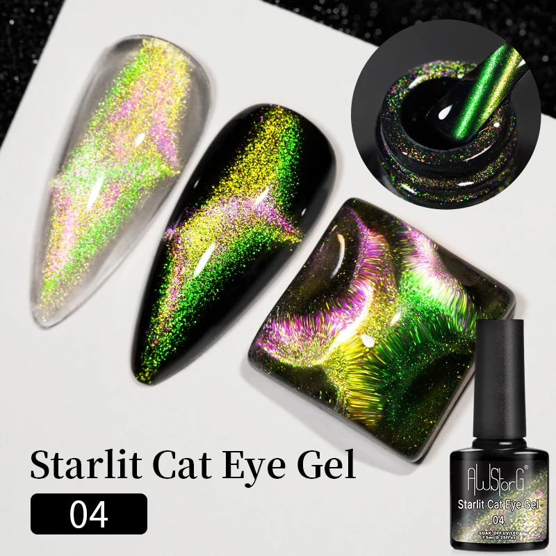 Vernis Gel UV Cat Eye AWStorG 7,5ml Semi-Permanent – CLEVI Paris