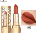 Rouge à Lèvres Tube Doré 12 Teintes Longue Tenue – CLEVI Paris