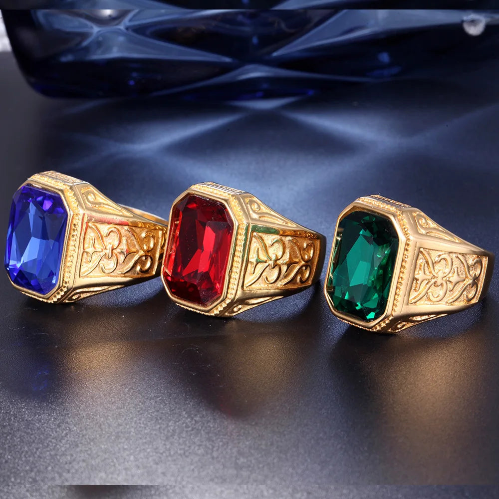 Bague Homme Style Hip-Hop en Acier 316L – CLEVI Paris