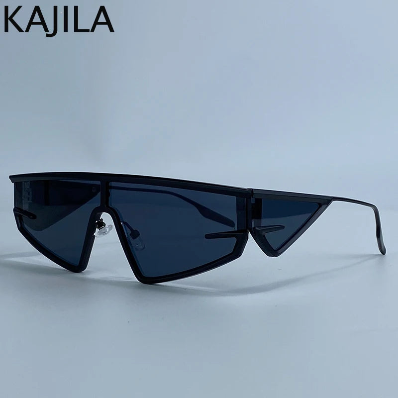 Lunettes de Soleil Shield Y2K Punk Steampunk Cyclisme UV400 Unisexe – CLEVI Paris