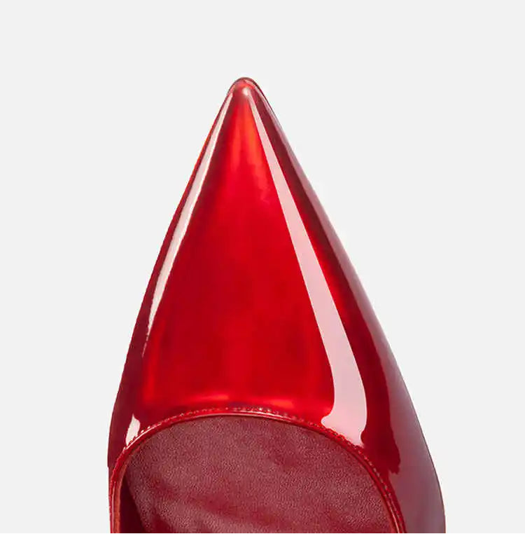 Escarpins vernis rouges ou argentés – CLEVI Paris