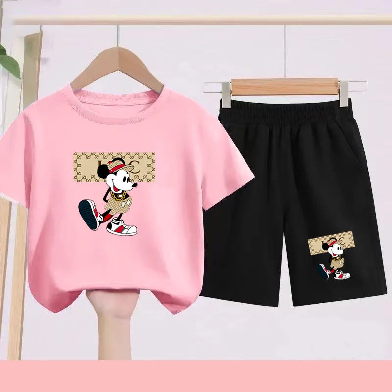 Ensemble enfant décontracté haut et short – CLEVI Paris