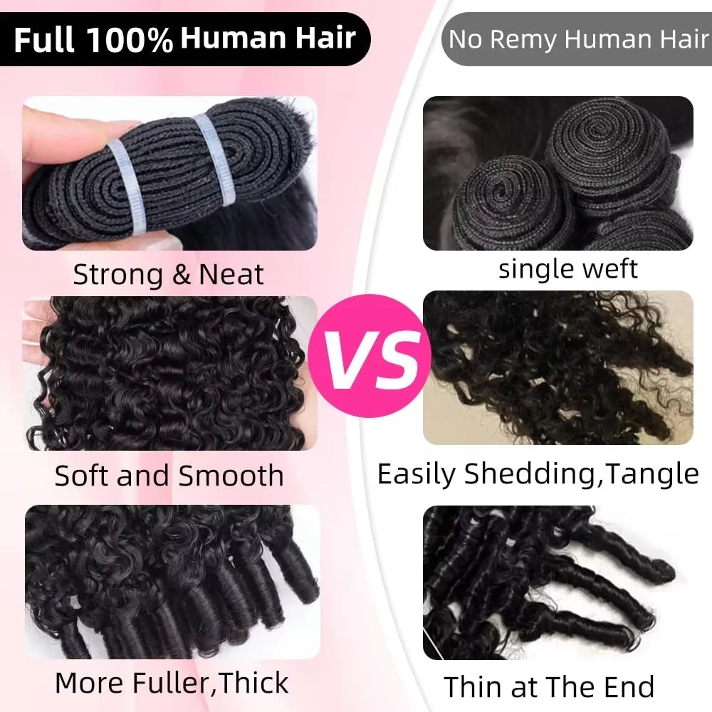 Bundles Bouclés Burmese Curly Cheveux Humains Indiens Remy Hair Boucles Spirales 6-42 Pouces – CLEVI Paris