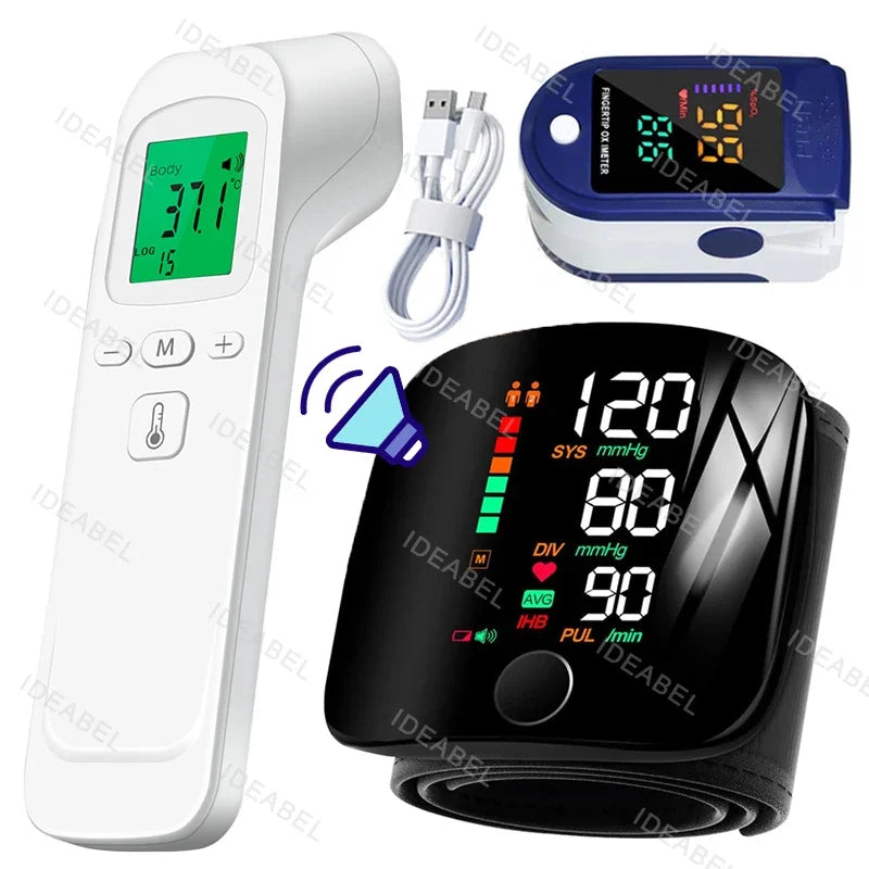 Tensiomètre Poignet LCD Vocal Rechargeable – CLEVI Paris