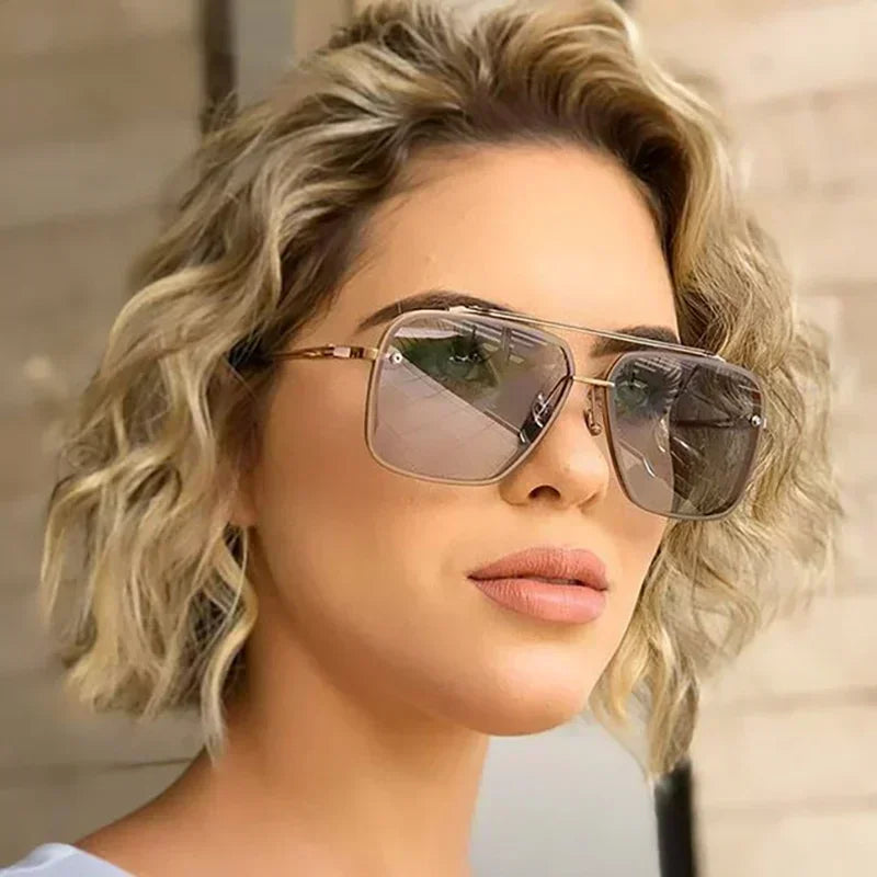 Lunettes de Soleil Cat Eye Gradient UV400 Unisexe – CLEVI Paris