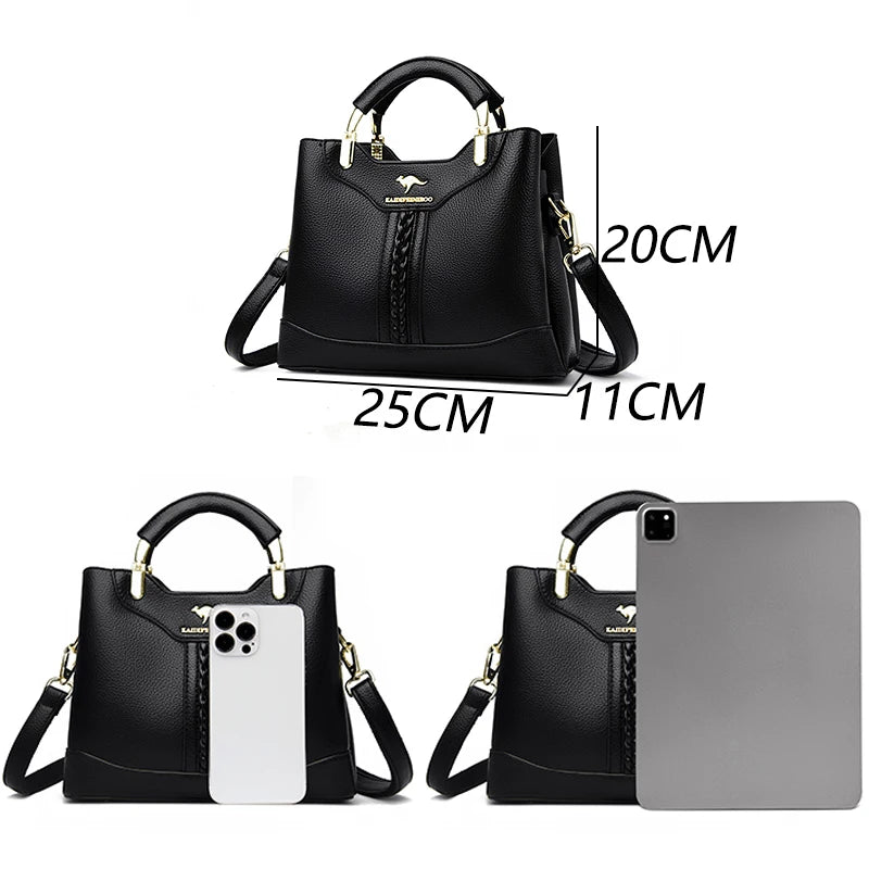 Sac bandoulière femme en matière PU – CLEVI Paris