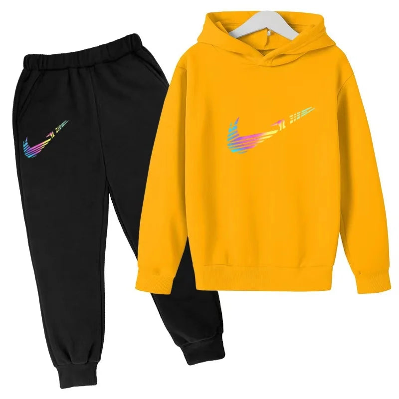 Ensemble enfant sweat à capuche et pantalon – CLEVI Paris