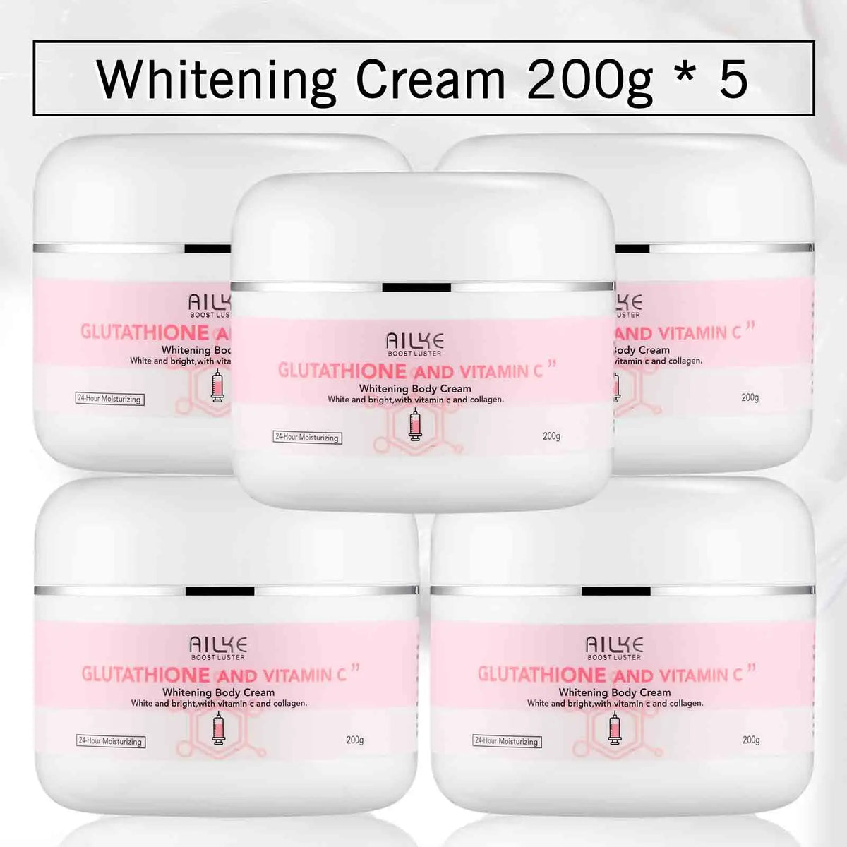 Gamme Éclaircissante Glutathion & Vitamine C AILKE – Anti-Taches, Hydratante & Raffermissante – CLEVI Paris