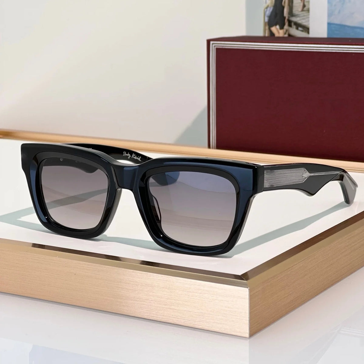 Lunettes de Soleil Carrées Acétate Unisexe UV400 Torrance – CLEVI Paris