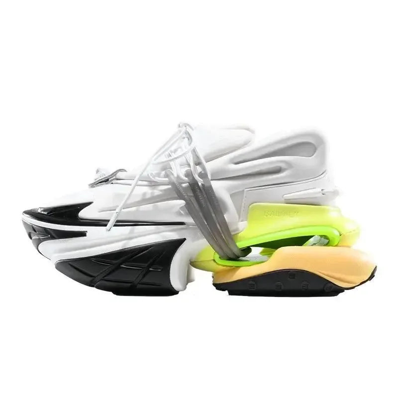 Sneakers Semelle Épaisse Compensée Unisexe Sport & Marche – CLEVI Paris