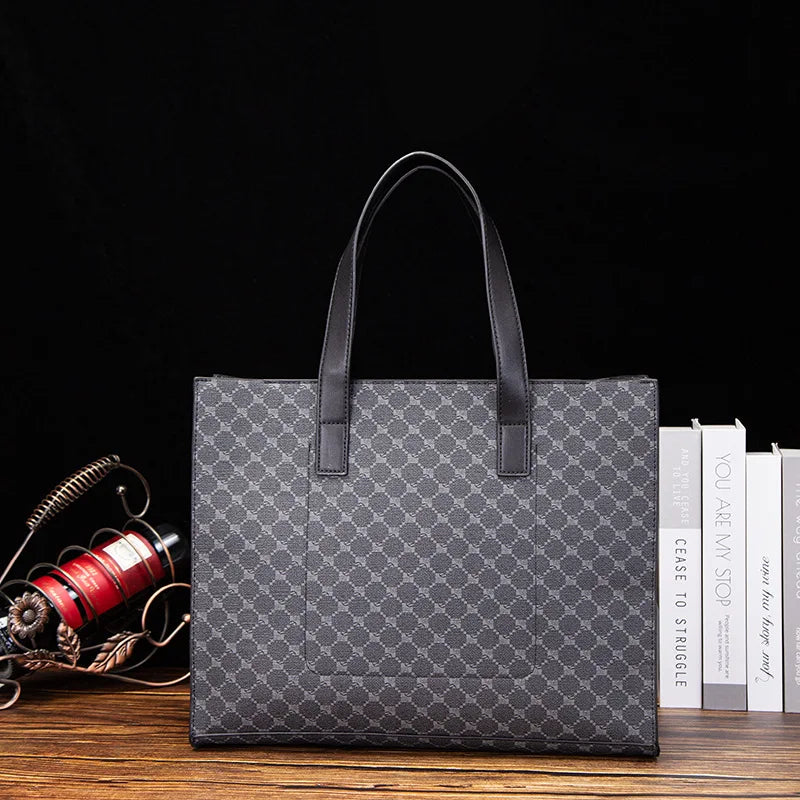Serviette Homme PVC Imperméable Business Laptop 14" 39,5x10,5x31cm – CLEVI Paris