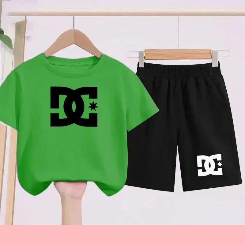 Ensemble enfant imprimé haut et short – CLEVI Paris