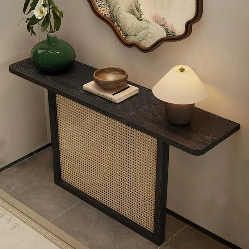 Console en chêne rouge avec tiroirs – CLEVI Paris