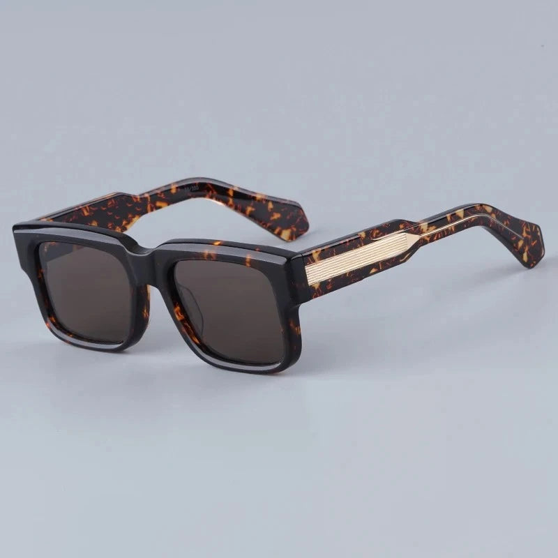 Lunettes de Soleil Grandes Carrées Acétate Hemmings UV400 Unisexe – CLEVI Paris