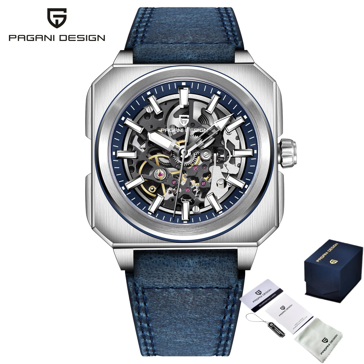 Montre Homme Automatique Squelette Sport Pagani Design PD-1791 – CLEVI Paris