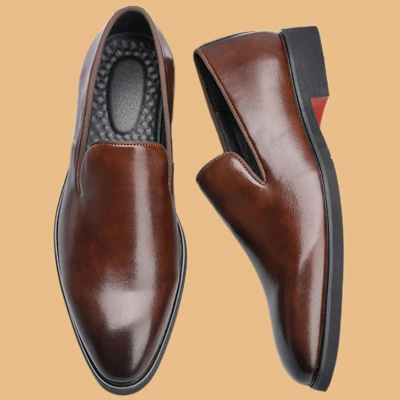 Mocassins Homme Microfibre Slip-On Casual Bureau – CLEVI Paris