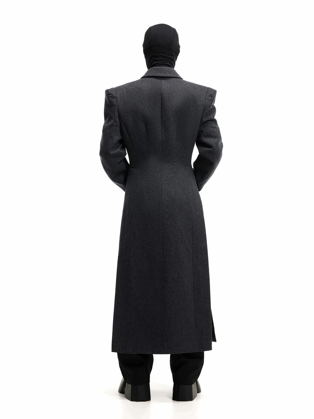 Manteau long laine mélangée homme – CLEVI Paris