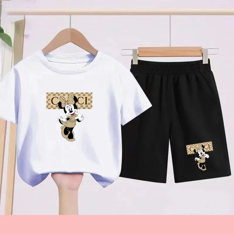 Ensemble enfant décontracté haut et short – CLEVI Paris