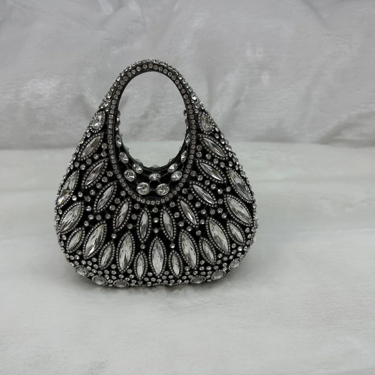 Pochette Soirée Femme Minaudière Strass Cristal 9 Coloris Mariage Gala – CLEVI Paris