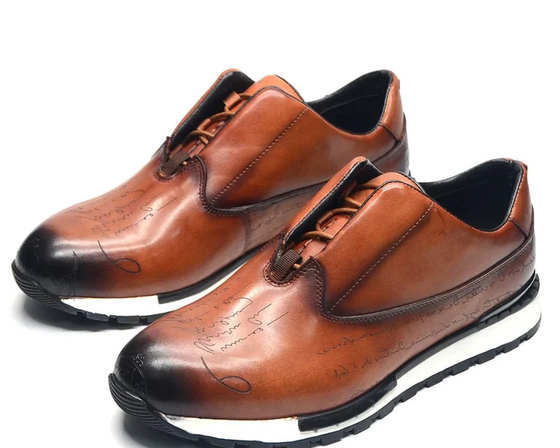 Sneakers homme en cuir à enfiler X23 – CLEVI Paris
