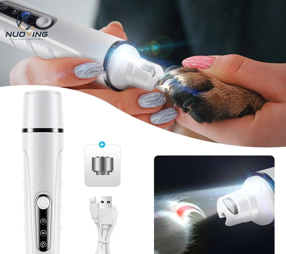 Lime à griffes rechargeable LED chien et chat – CLEVI Paris