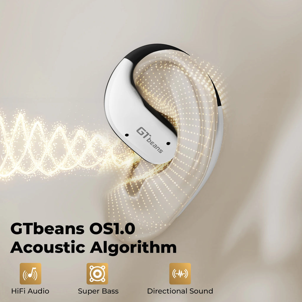 Écouteurs Bluetooth GTbeans E20 Open-Ear 56h IP55 – CLEVI Paris