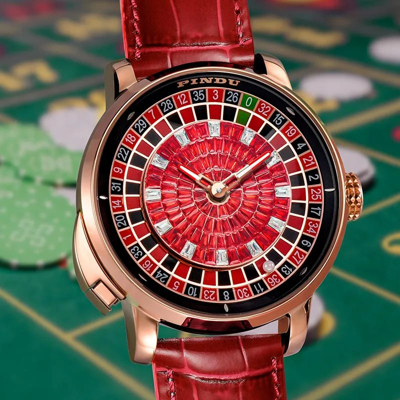 Montre Automatique PINDU NH35 Cadran Roulette Saphir – CLEVI Paris