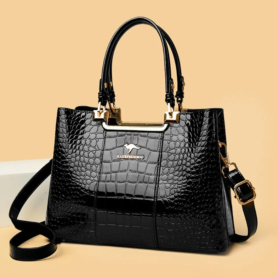 Sac Bandoulière Femme 3 Compartiments Grande Capacité – CLEVI Paris