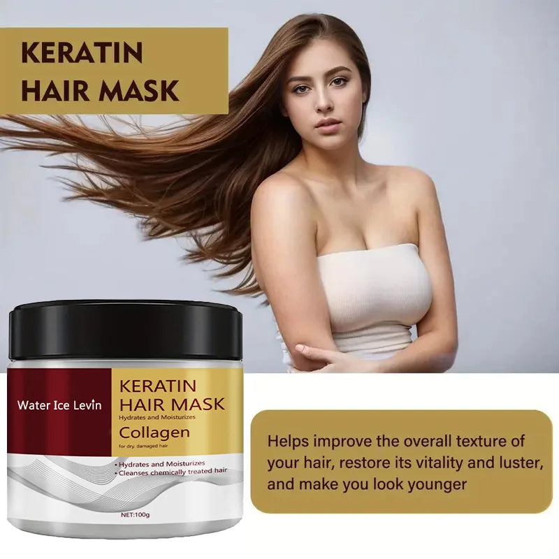 Masque Kératine Collagène Réparateur Cheveux – CLEVI Paris