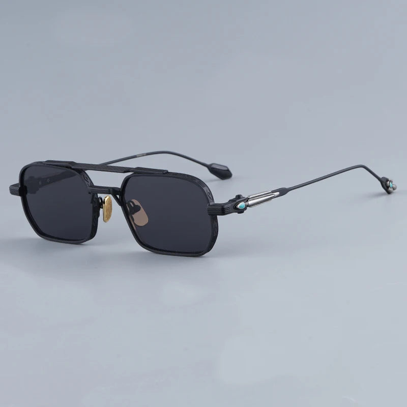 Lunettes de Soleil Carrées Façon Main Deaver UV400 Unisexe – CLEVI Paris