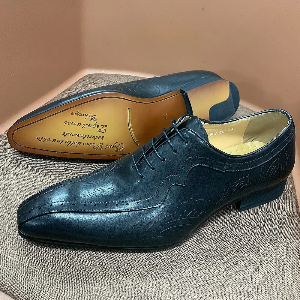 Chaussures Oxford homme en cuir de vache – CLEVI Paris