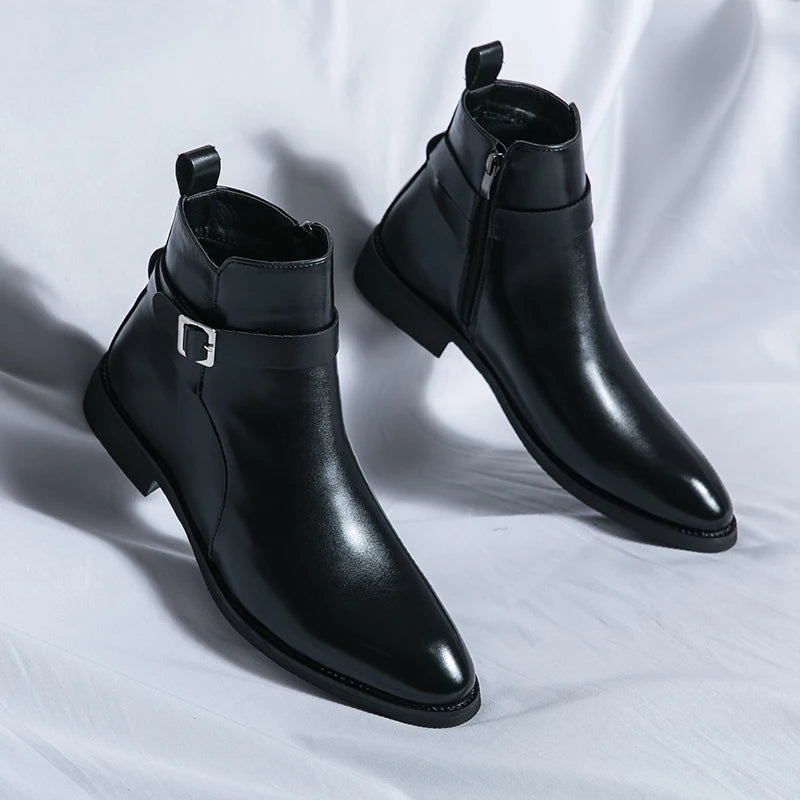 Bottines à fermeture éclair homme – CLEVI Paris