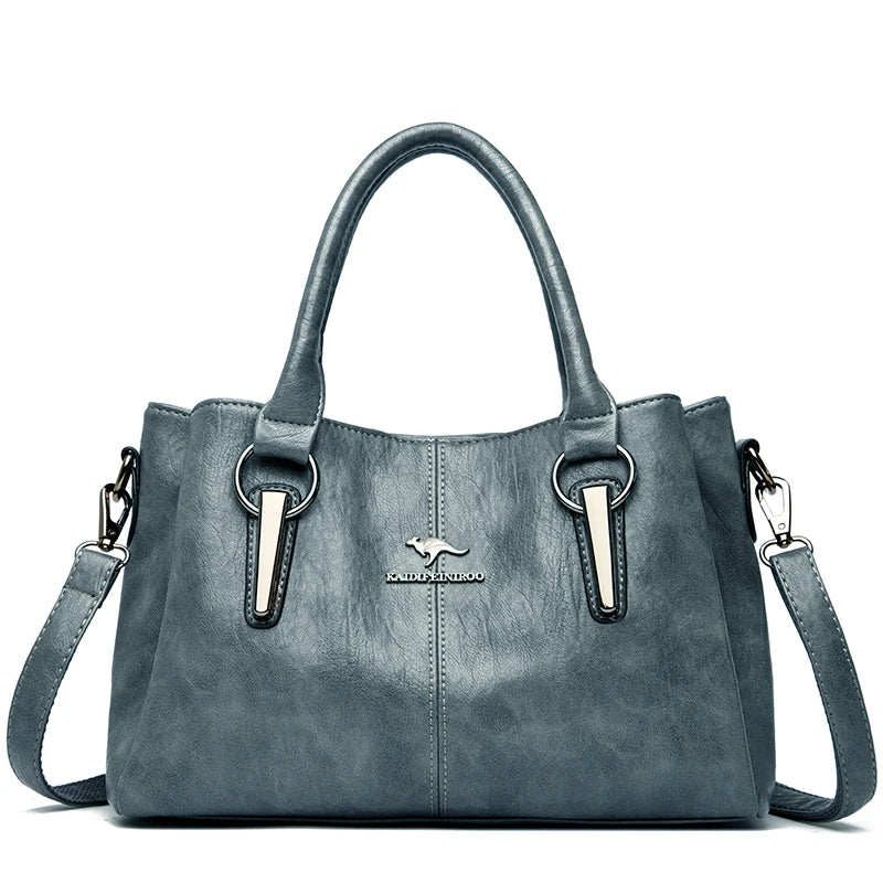 Sac fourre-tout femme en cuir véritable – CLEVI Paris