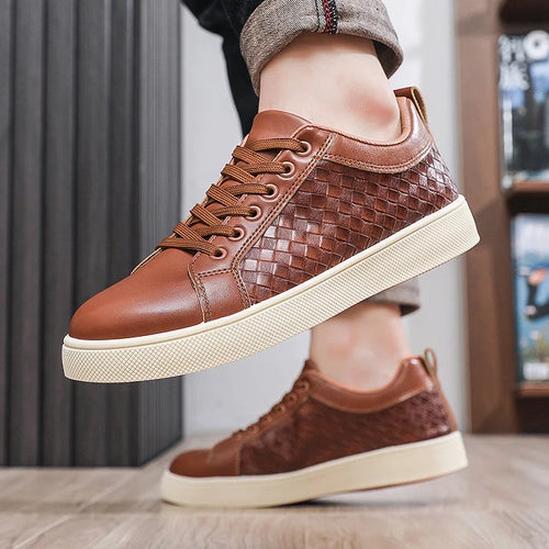 Chaussures Basses Homme Cuir Respirantes – Style Casual Légères Semelle Caoutchouc Pointures 39–45 – CLEVI Paris