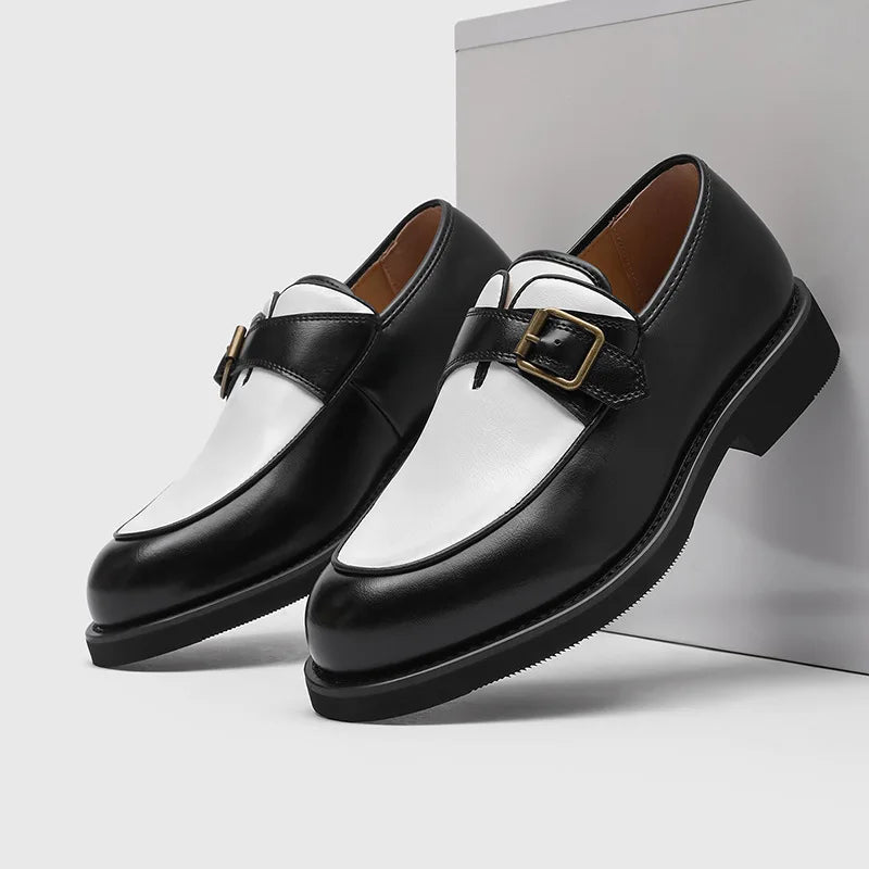 Mocassins Homme à Boucle Semelle Épaisse – CLEVI Paris