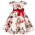 Robe cérémonie fille à motifs floraux – CLEVI Paris