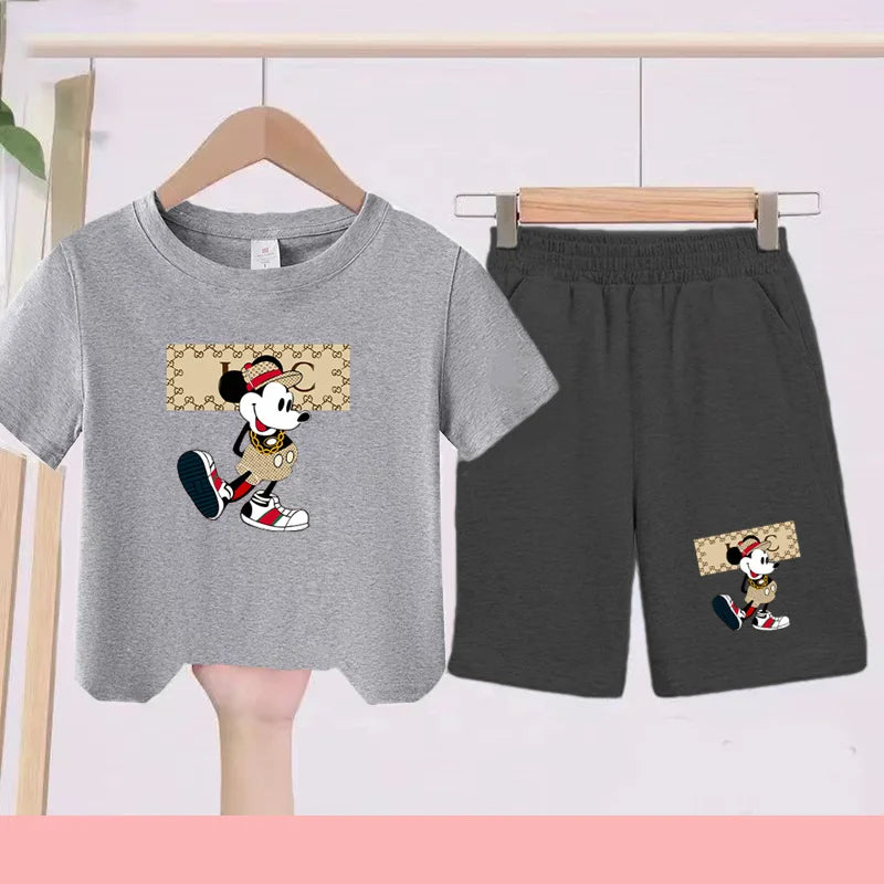 Ensemble enfant décontracté haut et short – CLEVI Paris