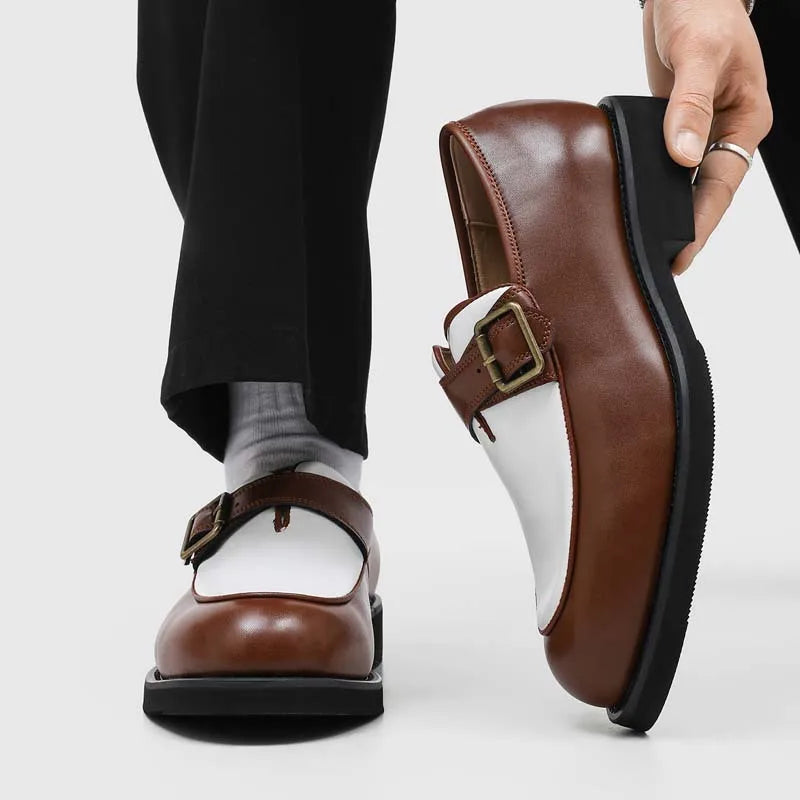 Mocassins Homme à Boucle Semelle Épaisse – CLEVI Paris