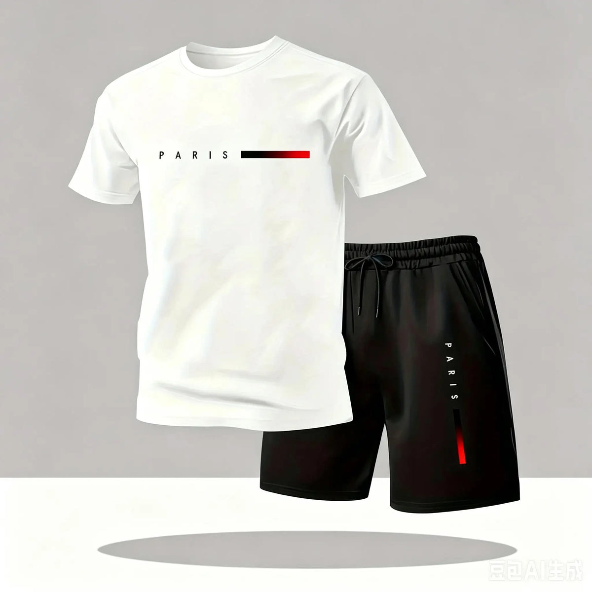 Ensemble homme t-shirt et short en maille – CLEVI Paris
