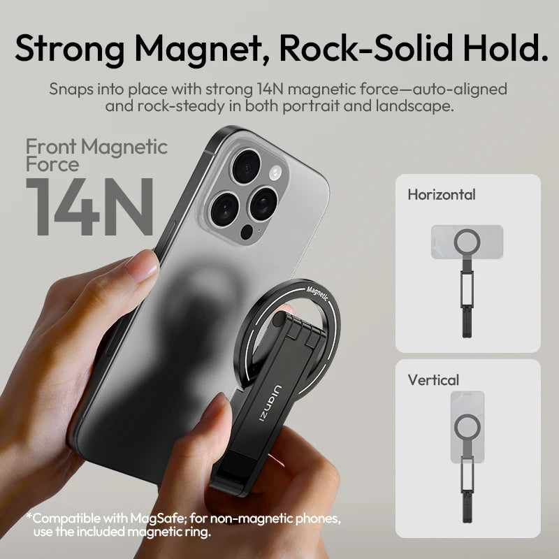 Mini trépied magnétique Ulanzi MA60 pliable – CLEVI Paris