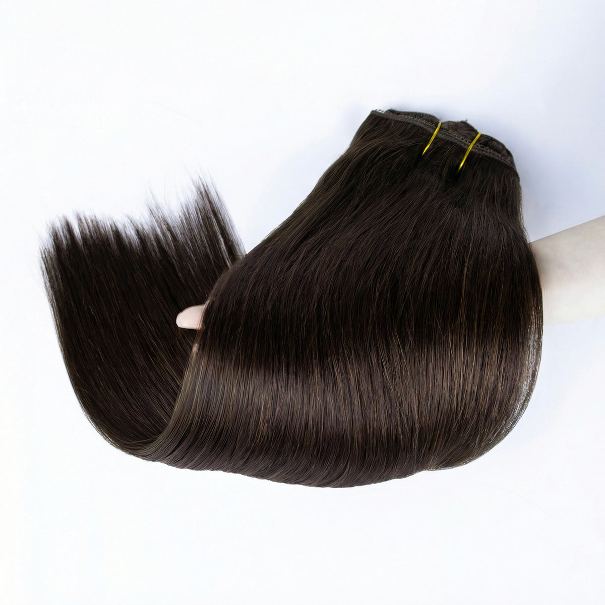 Extensions Clip-In Cheveux Humains Raides – CLEVI Paris