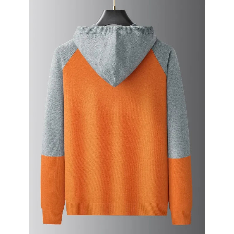 Ensemble homme Minglu en maille bicolore – CLEVI Paris