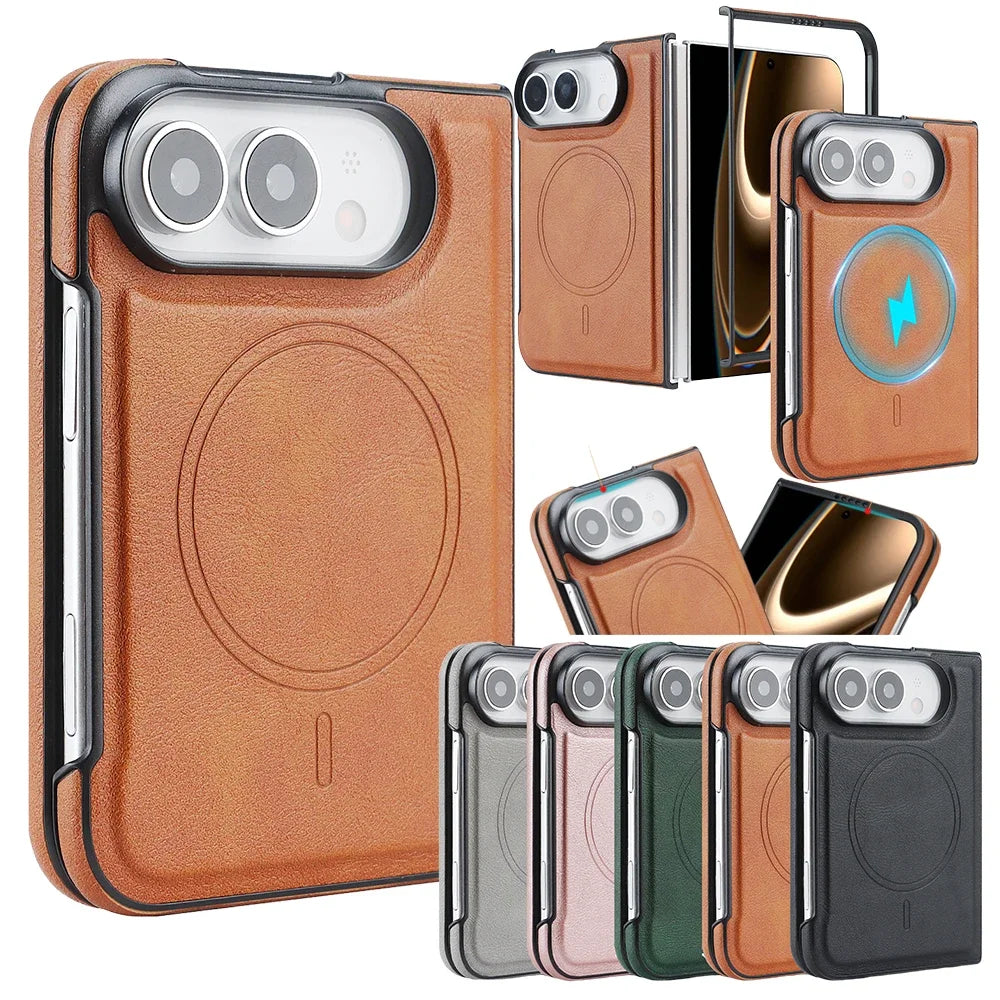 Étui iPhone Duo magnétique en simili cuir – CLEVI Paris
