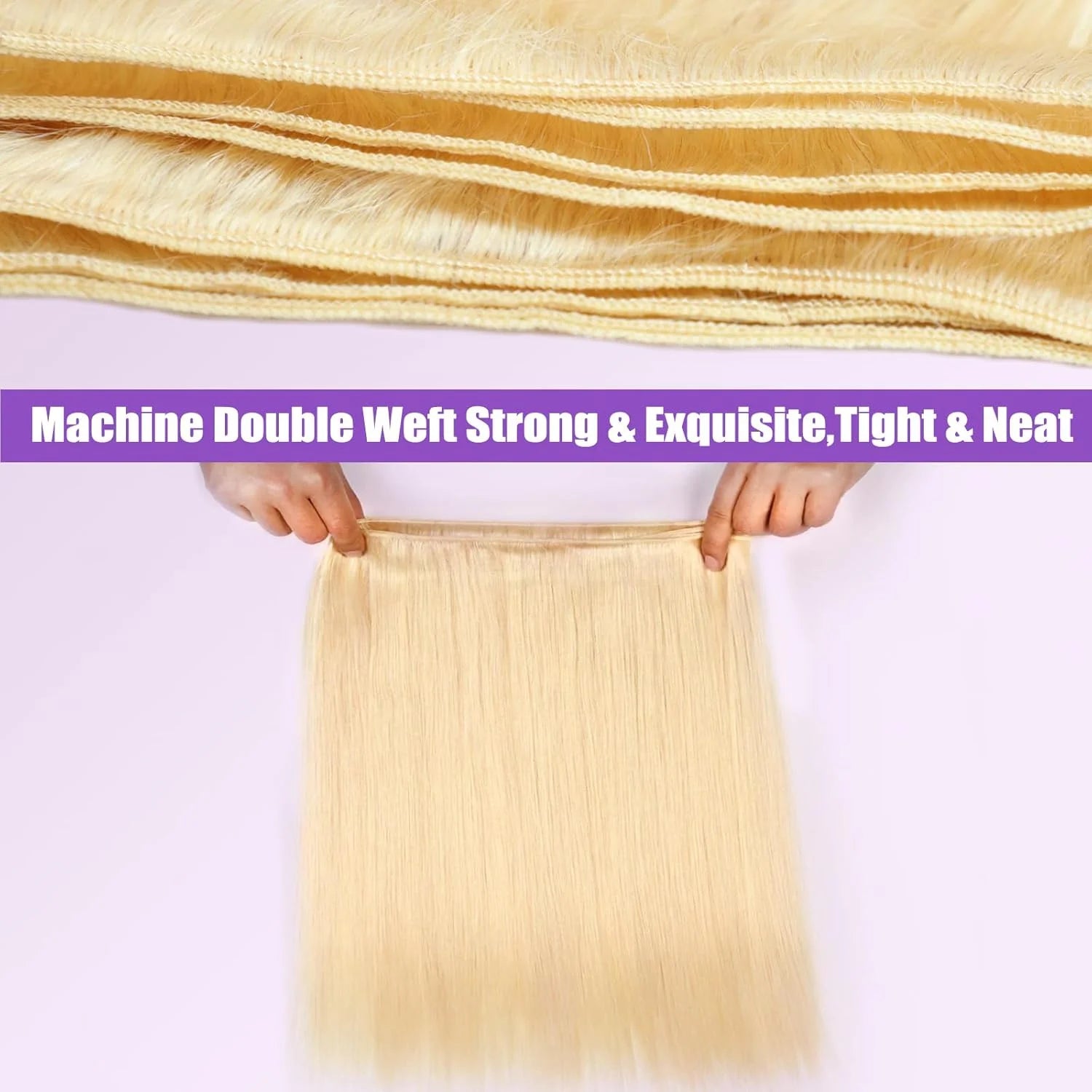 Bundles Cheveux Humains Lisses 613 Blonde Miel Smilegirl – CLEVI Paris