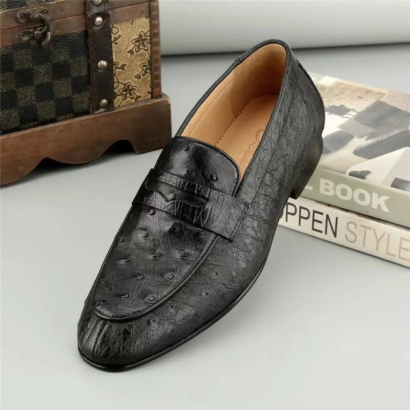 Mocassins homme noirs en cuir – CLEVI Paris