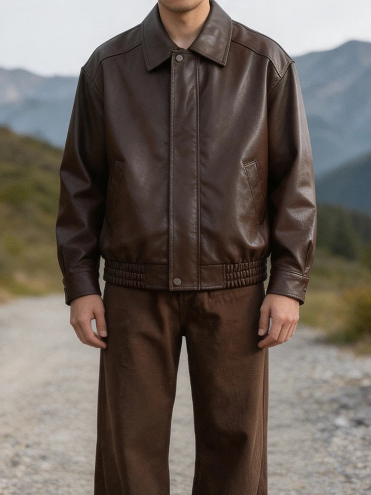 Veste homme boutonnée à col rabattu – CLEVI Paris