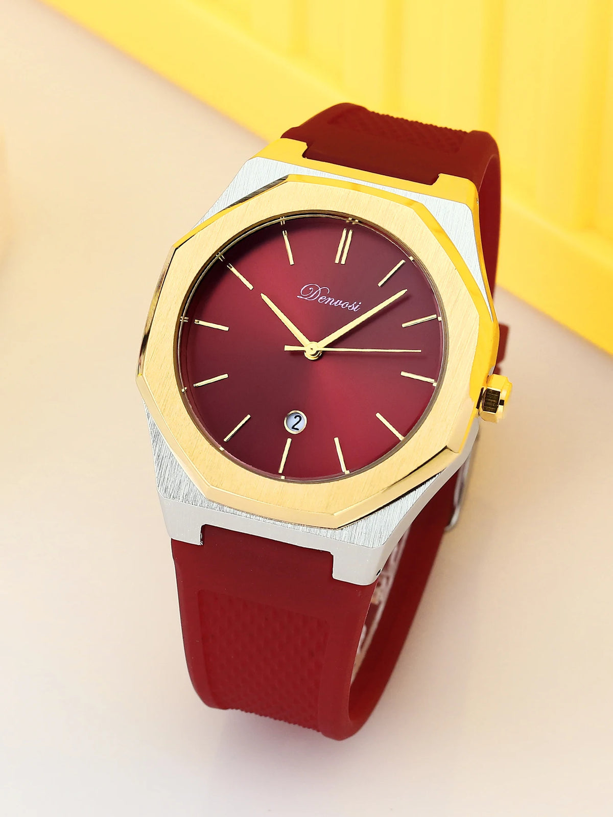 DENVOSI Montre Homme Quartz Ronde 40mm Bracelet Alliage Sport Casual 30M – CLEVI Paris