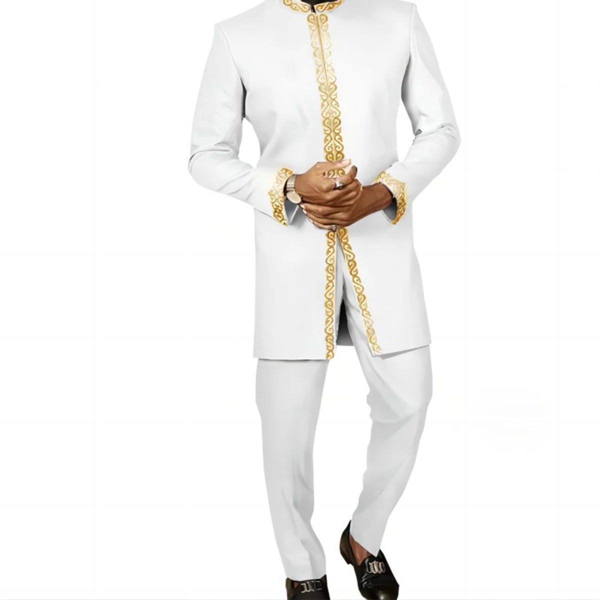 Ensemble Traditionnel Africain Homme Kaunda – CLEVI Paris